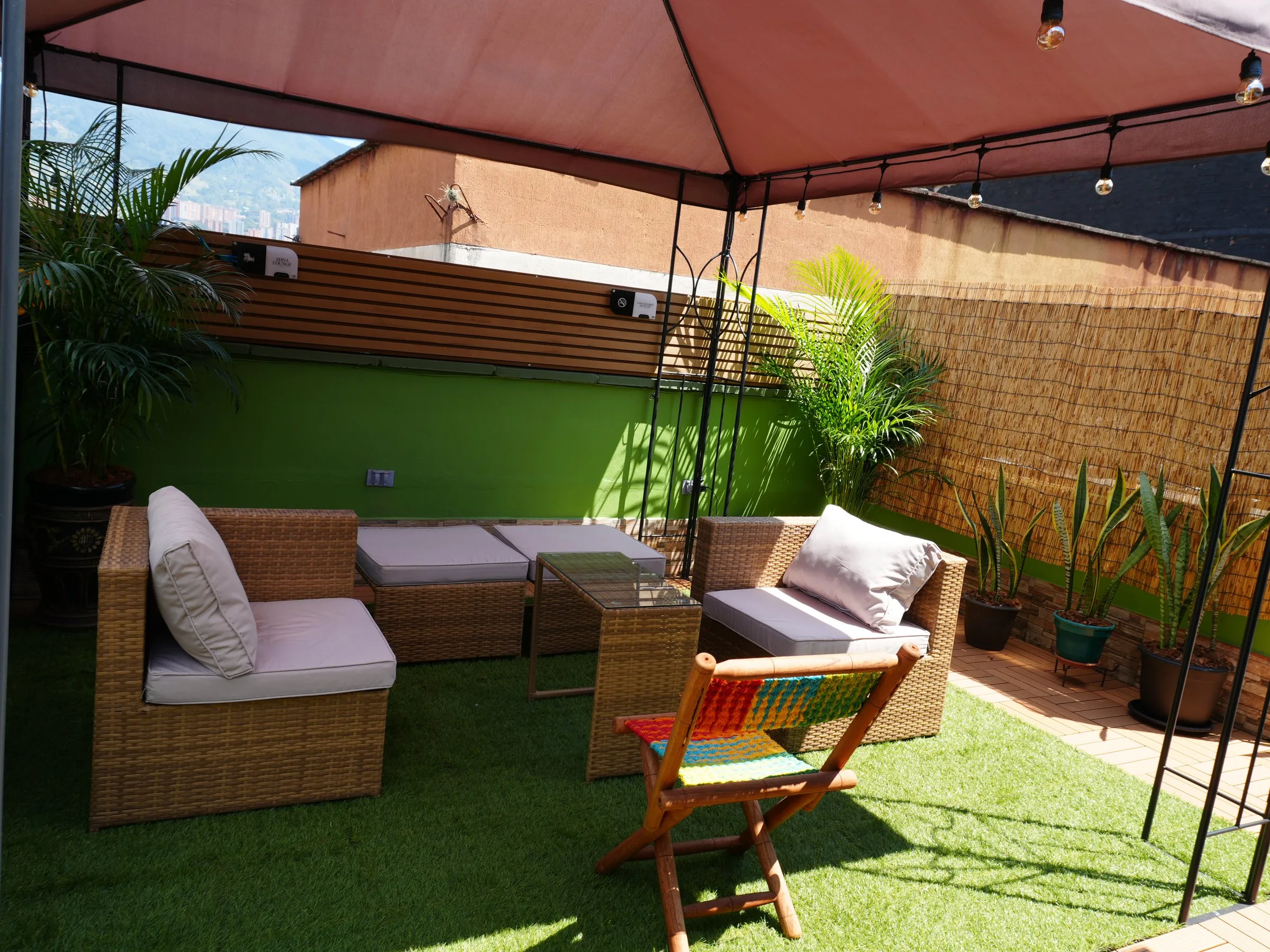 Gazebo de la terraza